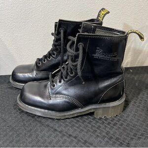Dr Martens Air Cushion Soles AW4 US Men Sz 7 Women’s SZ 8 Exc Cond Black